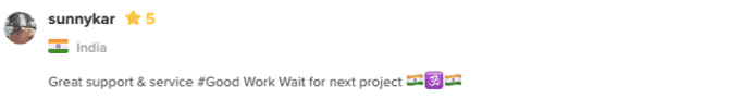 sunnykar client testimonial